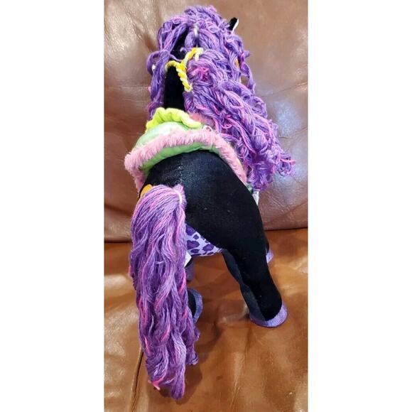 2006 Manhattan Toy 13 Inch Black Groovy Girls Horse Midnight Star Poseable - Picture 4 of 10